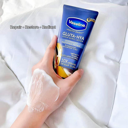 Vaseline Gluta-Hya Serum Burst Lotion Overnight Radiance Repair | Brightening & Deep Hydration