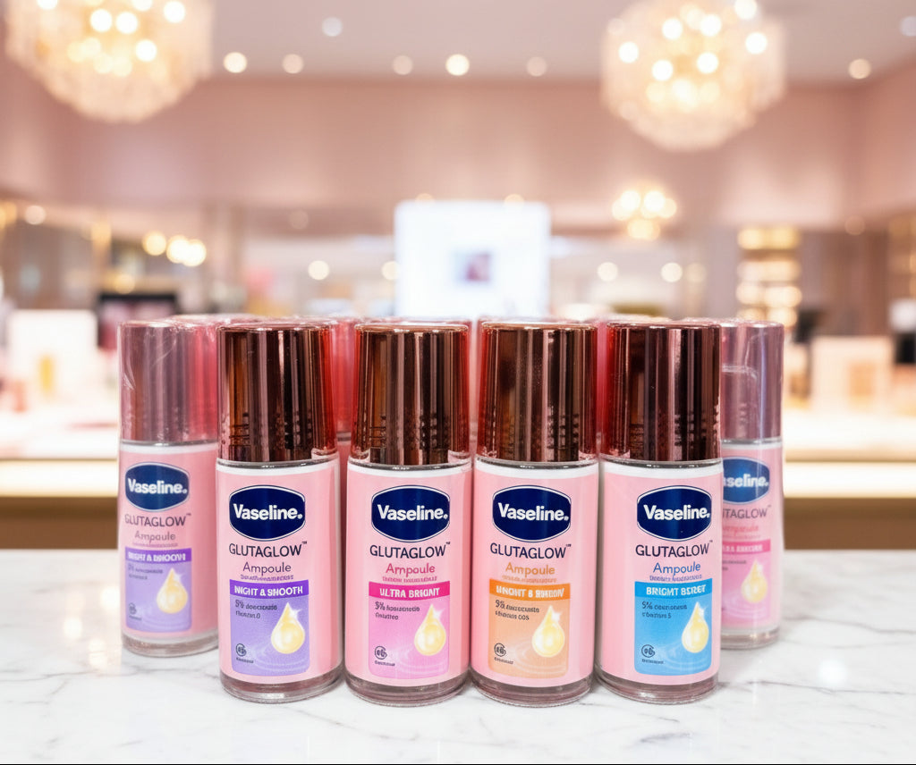 Vaseline GlutaGlow Ampoule Serum Lotion – Brightening & Even Tone Body Care (Multiple Variants)