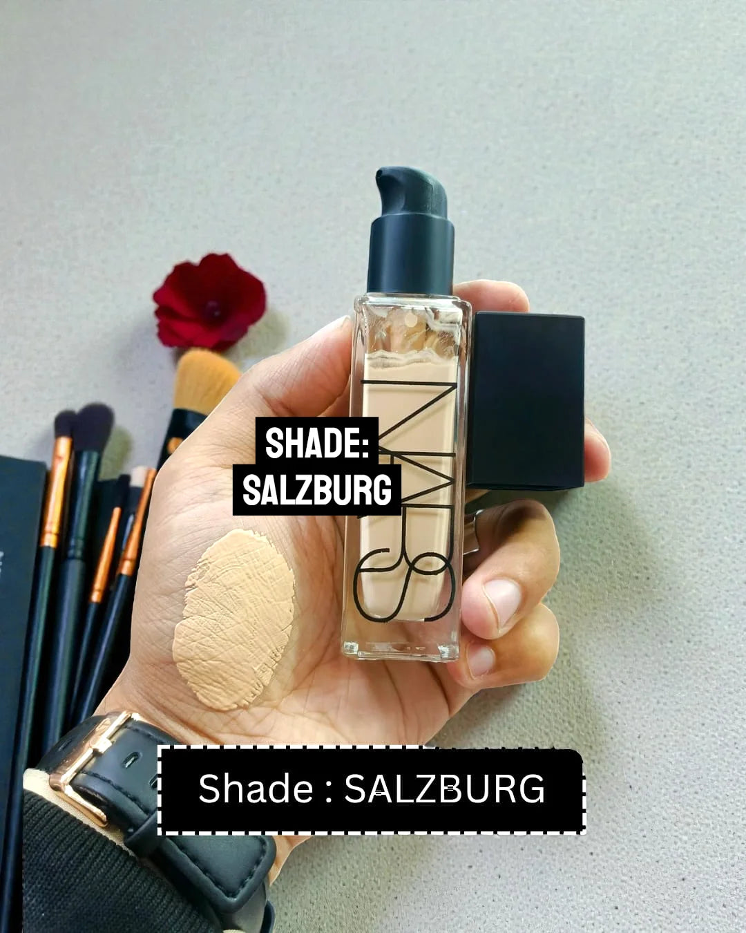 NARS Radiant Longwear Foundation – Full Coverage, 16-Hour Wear, Natural Matte Finish